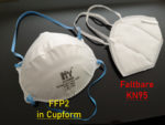 FFP2 Cup Maske vs. KN95 faltbar